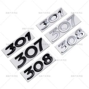 Peugeot 3D Rear Badge for Models 206-508 11 Sc89d27942bb1476f8a532661e5d73922A