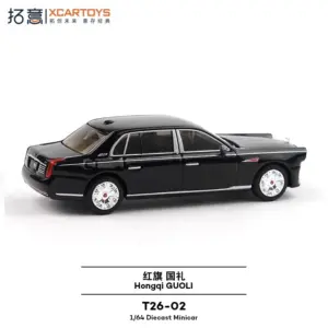 1:64 Black Luxury Sedan Model for Collectors 9 Sc8ee5088dd434fca8f4011602acfeedfw
