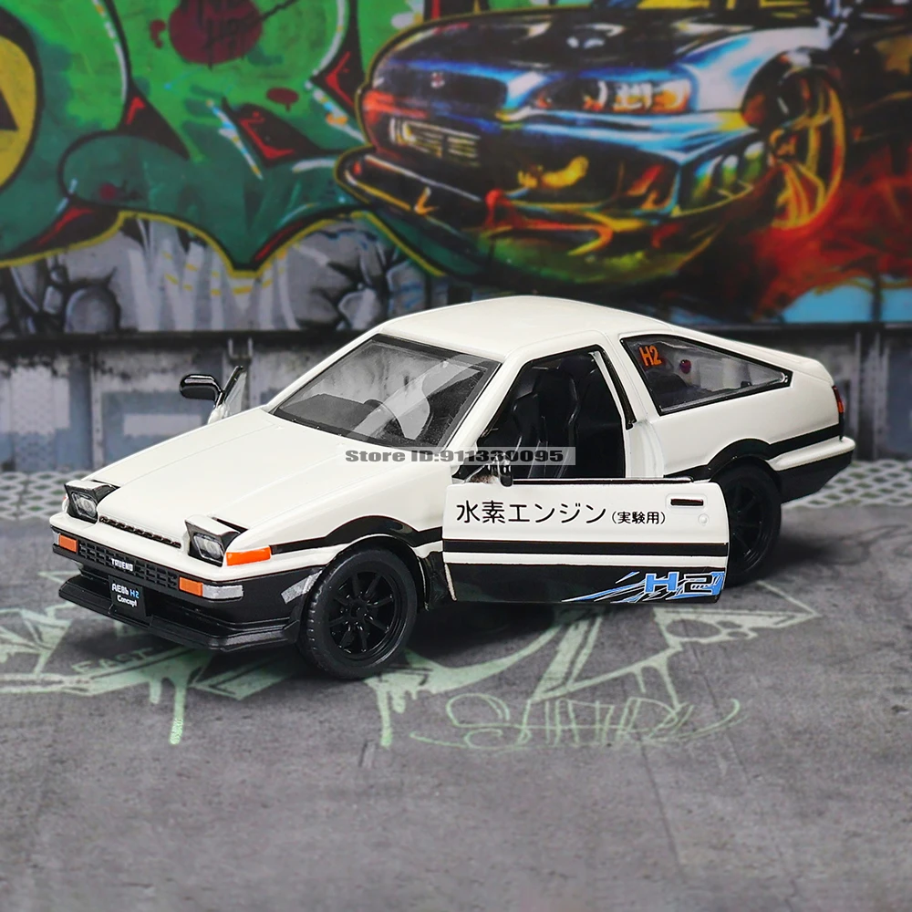 Diecast Toyota AE86 Model Replica 1:36-1:47 4 Diecast Toyota AE86 Model Replica 1:36-1:47 - Image 4