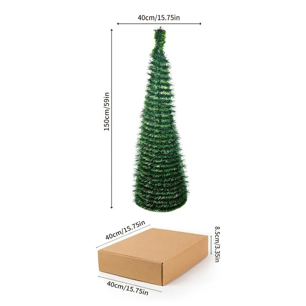 Realistic Foldable Christmas Tree 150cm 7 Realistic Foldable Christmas Tree 150cm - Image 7