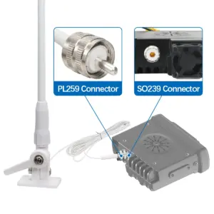 ABBREE 43 Inch Marine VHF Antenna 3.5 dB 10 Sc9f440ef026048c0b483443e32967c6cD