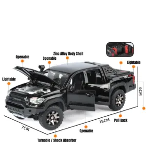 1/32 Scale Diecast Toyota Tacoma TRD Model 12 Sca4a9a50ffa84fc087df77774b922bbfZ