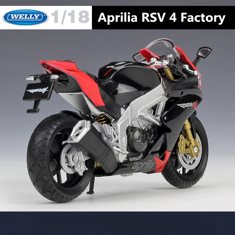 Aprilia RSV 4 Factory 1:18 Scale Diecast Model 5 Aprilia RSV 4 Factory 1:18 Scale Diecast Model - Image 5