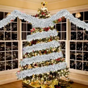 Festive Christmas Glitter Tinsel Tassel Garland 13 Sca76045dfafb493bb2b78e3b10df3e7ac