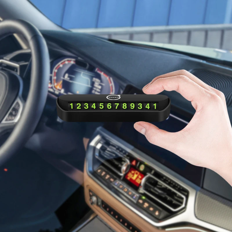 Black LED Numeric Parking Card for Vehicles 2 Black LED Numeric Parking Card for Vehicles - Image 2