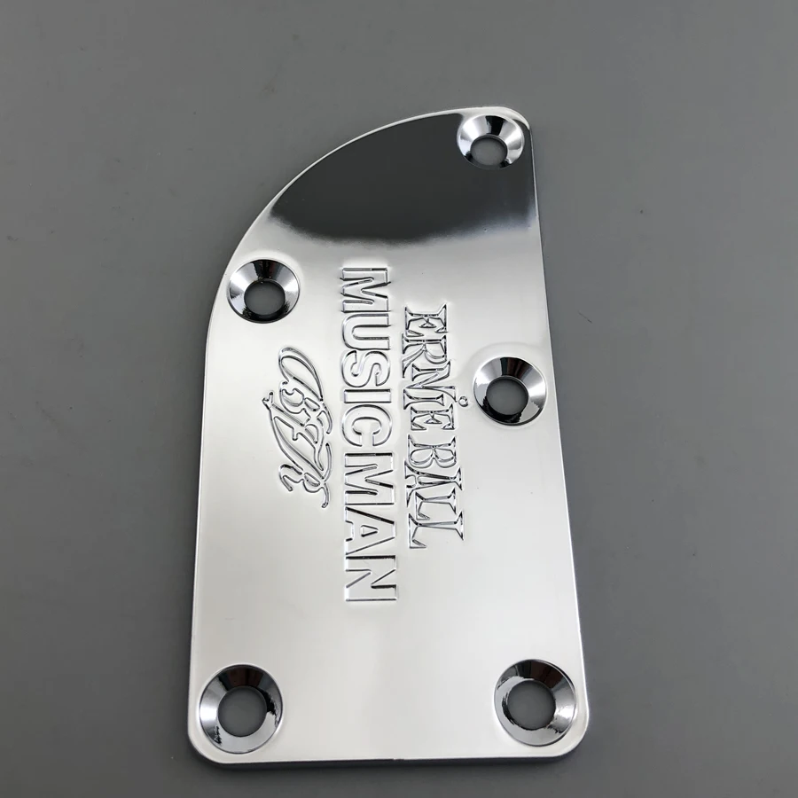 Musicman Guitar Neck Plate in Gold, Black Chrome, or Silver 3 Musicman Guitar Neck Plate in Gold, Black Chrome, or Silver - Image 3