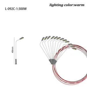 Miniature LED Street Lamps Set for Models 27 Sca9ae3cbd4af44899755d99bd3b623b5e 2