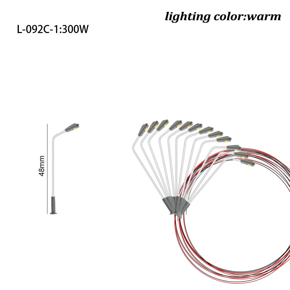 Miniature LED Street Lamps Set for Models 12 Miniature LED Street Lamps Set for Models - Image 12