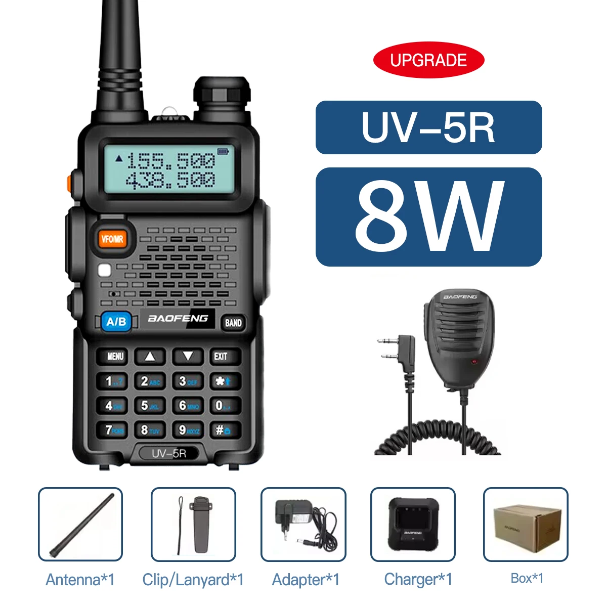 Baofeng UV-5R Dual-Band Walkie-Talkie 8 Baofeng UV-5R Dual-Band Walkie-Talkie - Image 8