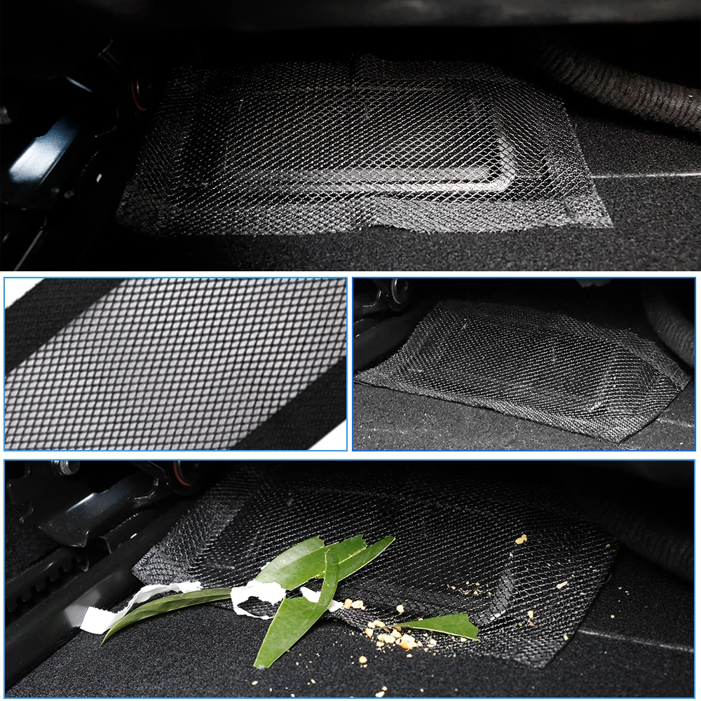 Tesla Model 3 & Y Black Mesh Air Outlet Covers 4 Tesla Model 3 & Y Black Mesh Air Outlet Covers - Image 4