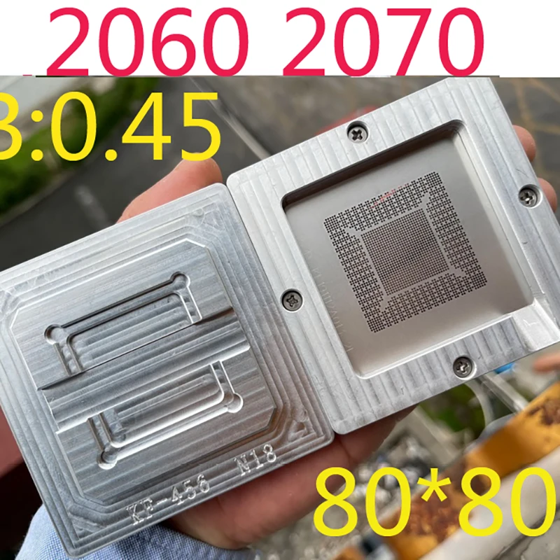 BGA Reballing Stencil Kit for Graphics Cards 2 BGA Reballing Stencil Kit for Graphics Cards - Image 2