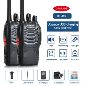 Baofeng BF-88E 16-Channel Walkie-Talkie 18 Scb809f8a530b48f6a47cdf7c98b0c182J