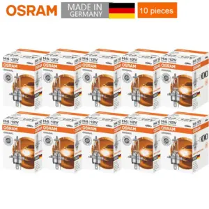OSRAM H4 9003 Headlight Bulbs - Pack of 10