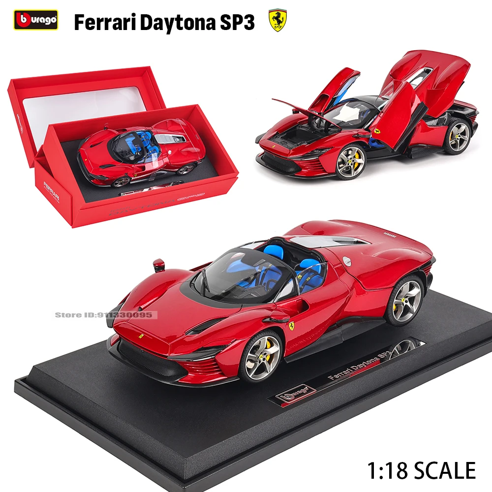 Ferrari Daytona SP3 1:18 Die-Cast Model Vehicle 9 Ferrari Daytona SP3 1:18 Die-Cast Model Vehicle - Image 9