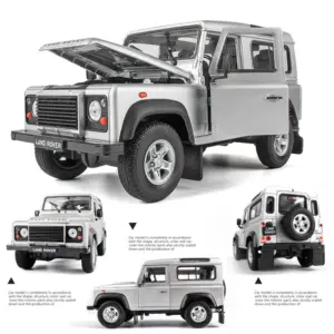 White Land Rover Defender Model 1:24 Scale 13 Scbc328d1fee64188a9cc1c69d75f763dg