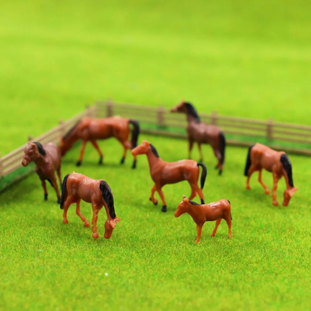Set of 12 Realistic Horse Models in 1:87 Scale 6 Set of 12 Realistic Horse Models in 1:87 Scale - Image 6