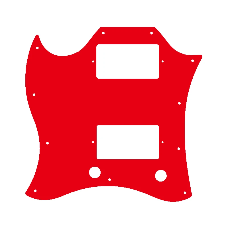 Left-Handed SG Guitar Pickguard for PAF Humbuckers 16 Left-Handed SG Guitar Pickguard for PAF Humbuckers - Image 16