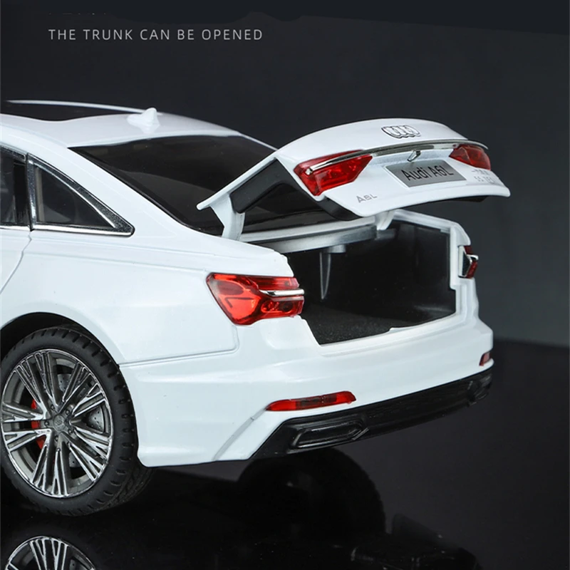White 1:18 Audi A6 Diecast Model Collection 6 White 1:18 Audi A6 Diecast Model Collection - Image 6