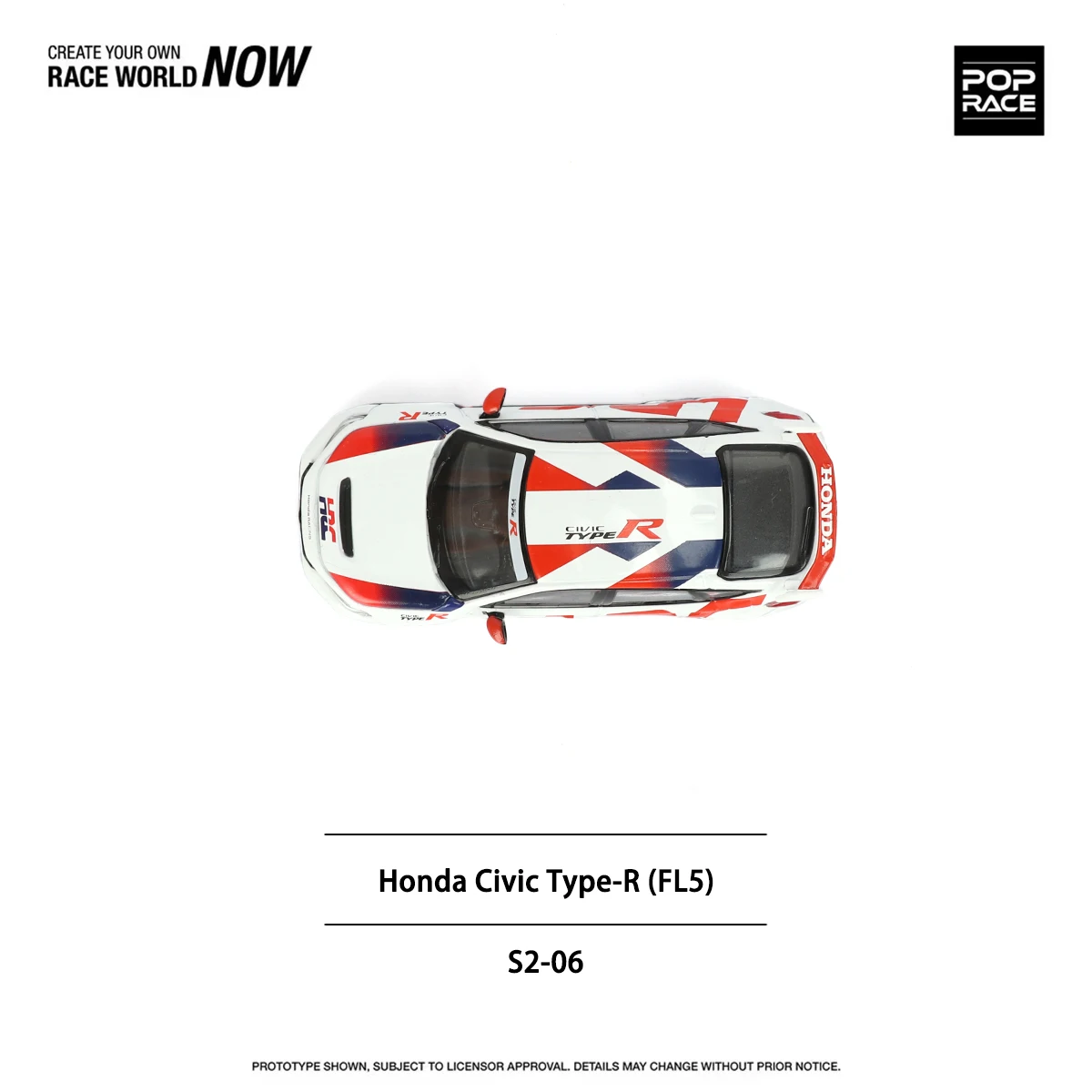 Honda Civic Type-R 1:64 Diecast Model 6 Honda Civic Type-R 1:64 Diecast Model - Image 6