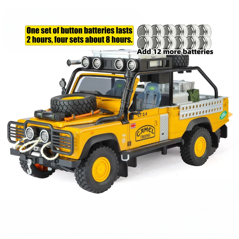 1:24 Land Rover Defender 90 Diecast Model 9 1:24 Land Rover Defender 90 Diecast Model - Image 9