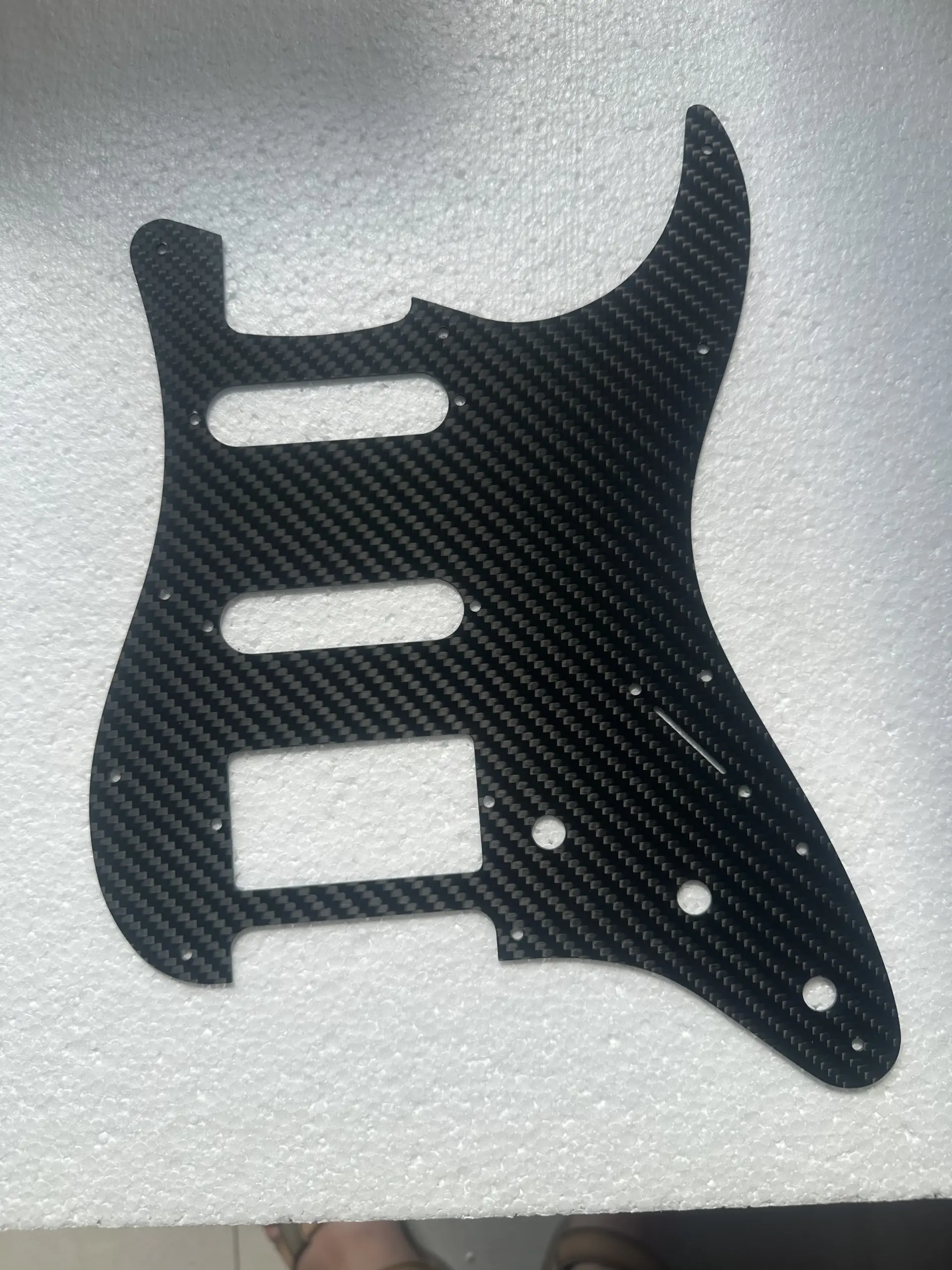 Carbon Fiber Electric Guitar Pickguard for T, L, SSH 2 Carbon Fiber Electric Guitar Pickguard for T, L, SSH - Image 2