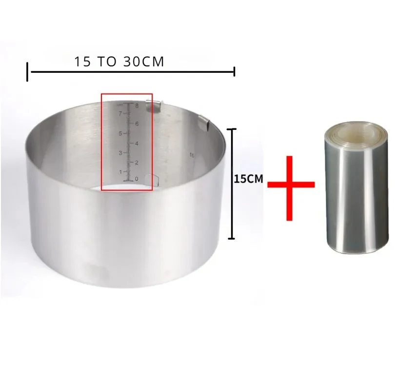 Adjustable Stainless Steel Cake Mold for Professionals 10 Adjustable Stainless Steel Cake Mold for Professionals - Image 10