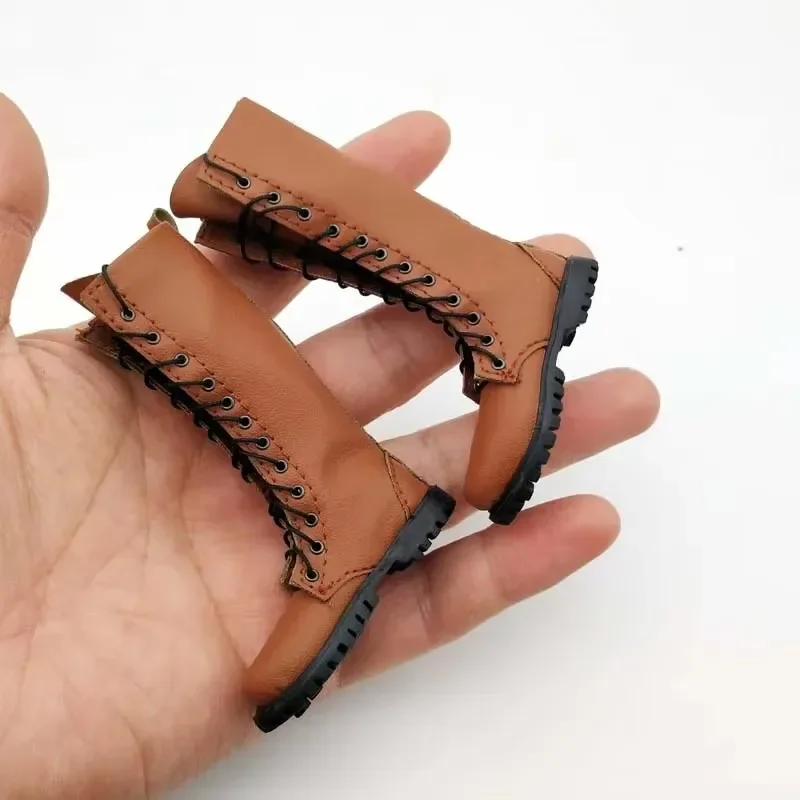 1/6 Scale Black Lace-Up Boots for Figures 15 1/6 Scale Black Lace-Up Boots for Figures - Image 15