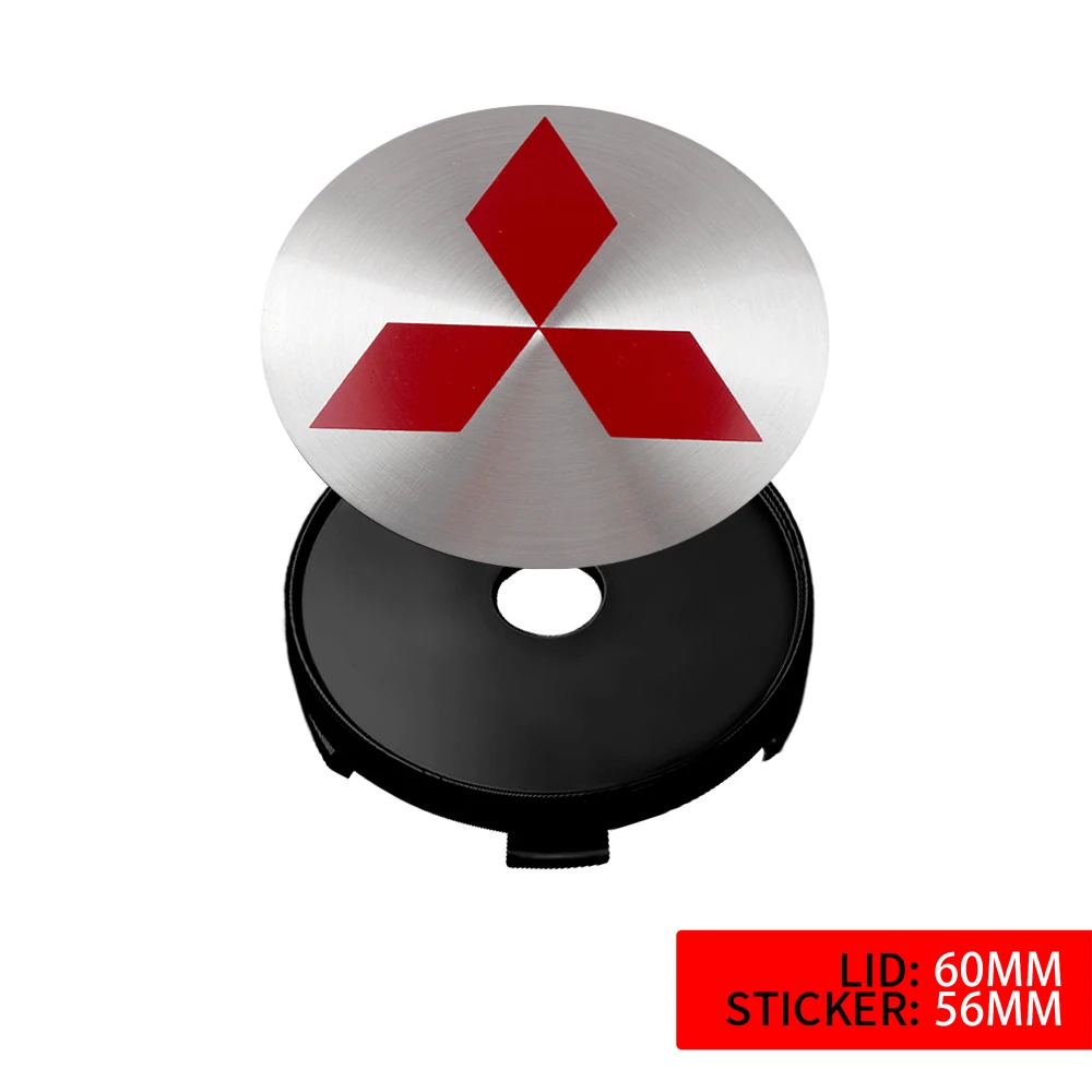 Mitsubishi Wheel Hub Cap Stickers Set 12 Mitsubishi Wheel Hub Cap Stickers Set - Image 12
