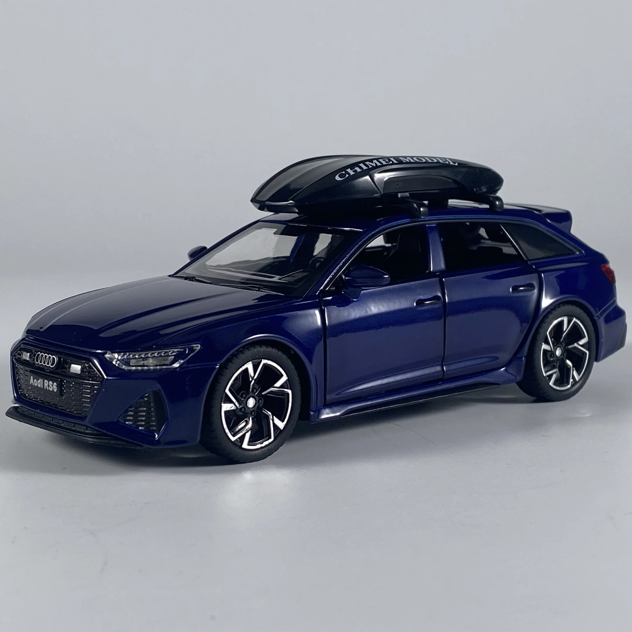 Audi RS6 Avant Wagon 1:32 Diecast Model in Black 10 Audi RS6 Avant Wagon 1:32 Diecast Model in Black - Image 10