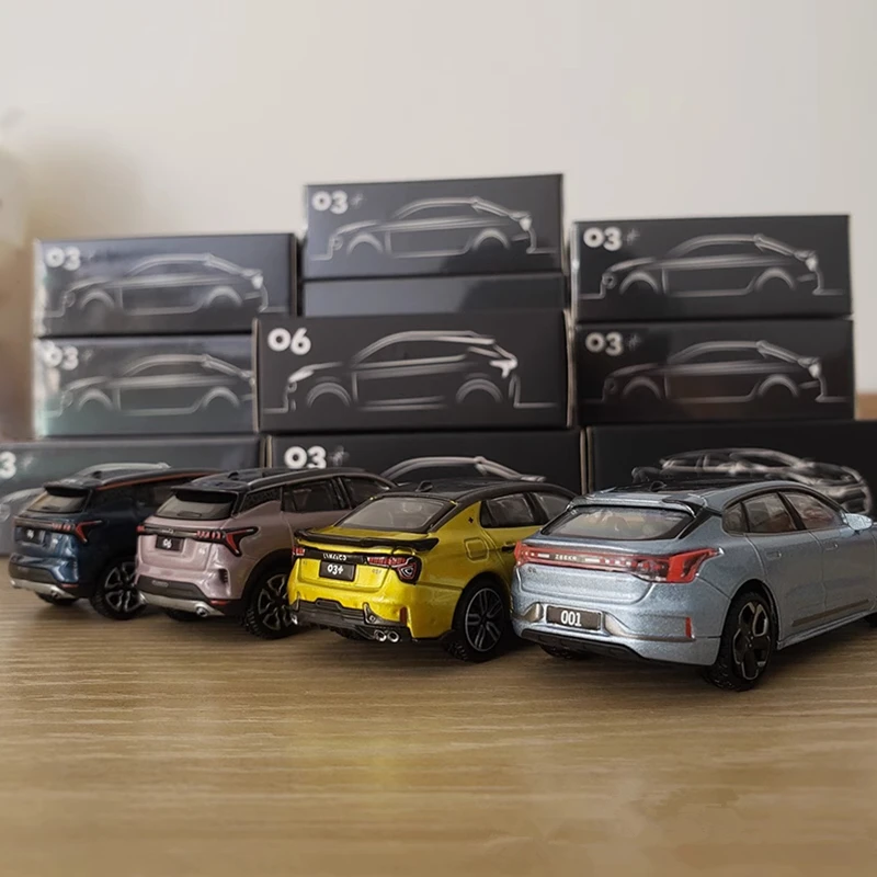 ZEEKR 1:64 Alloy Car Model in Vibrant Colors 2 ZEEKR 1:64 Alloy Car Model in Vibrant Colors - Image 2