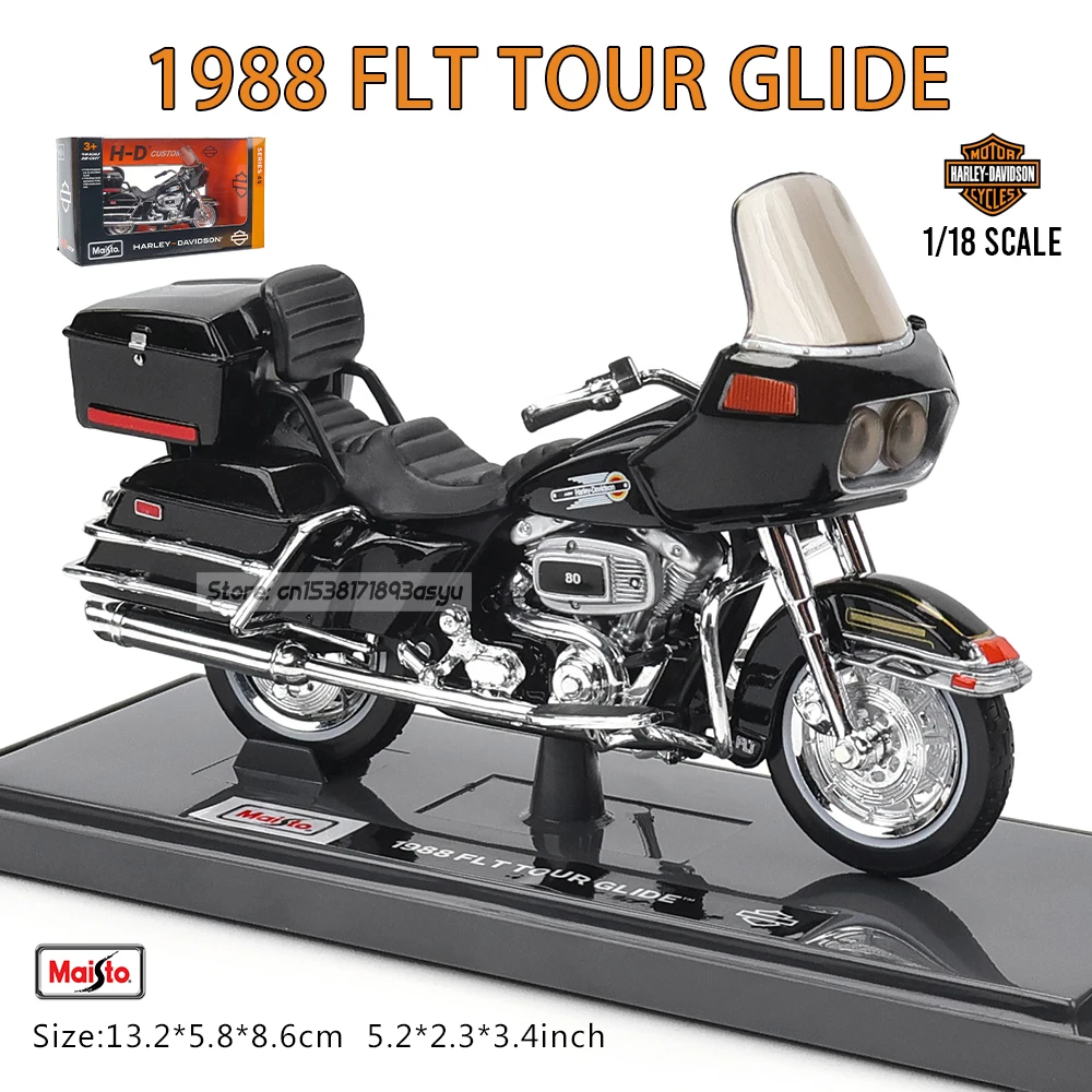 Maisto 1:18 Harley-Davidson 1988 FLT Model 7 Maisto 1:18 Harley-Davidson 1988 FLT Model - Image 7