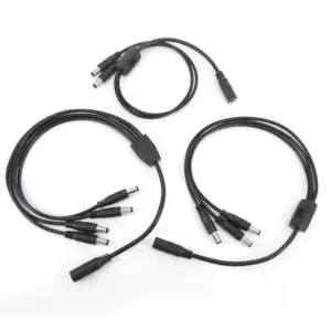 Black DC Splitter Cable 45cm, 5A, 2-4 Ports 11 Sce0ba8be94794154b3cf9f587df2faf94