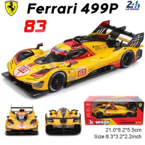 Ferrari 499P 1:24 Diecast Model Racing Car 16 Sce8d0fff1a024e79ba01522eabe23d61l 2