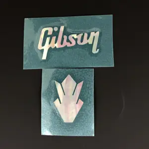 Mother of Pearl Guitar Headstock Decal