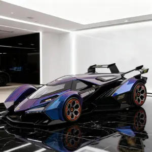 Vision Gran Turismo V12 GT 1:18 Model Car 10 Sceb14713512c44209c319c0d44808c41R