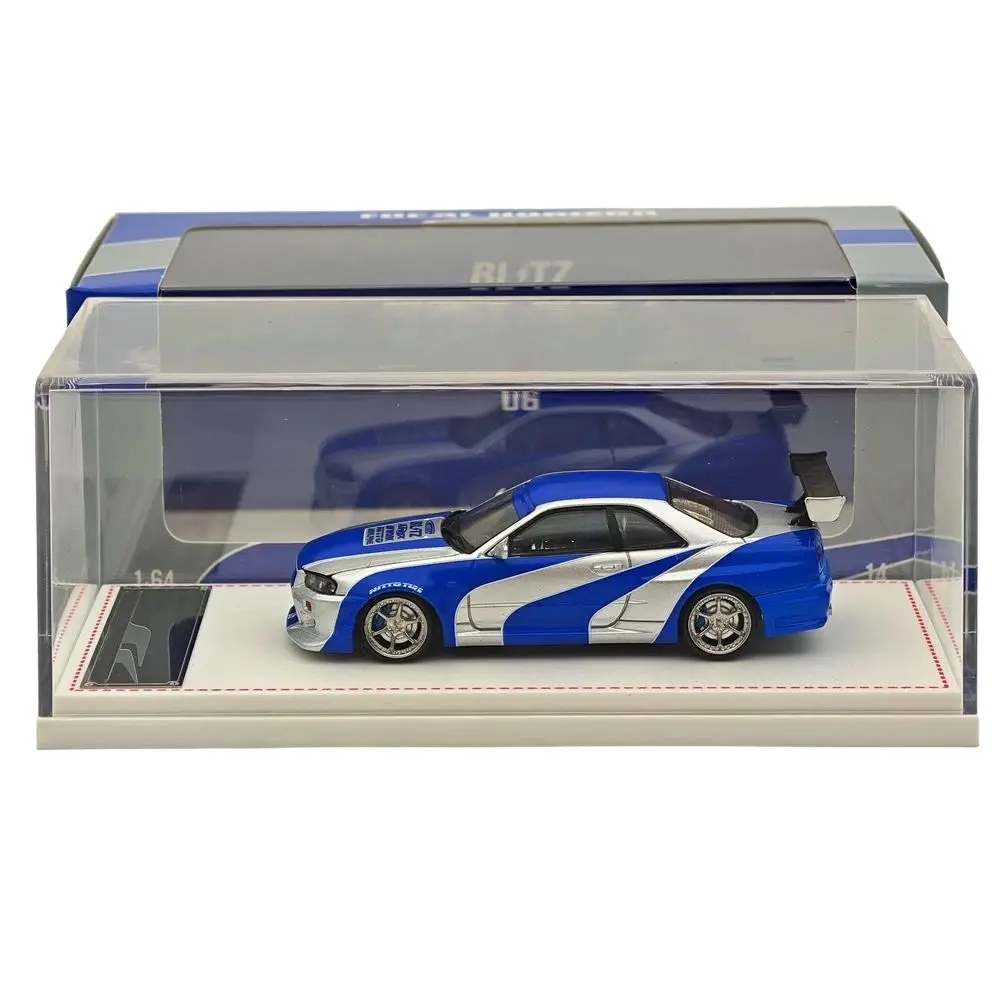 White Nissan Skyline R34 GTR Diecast Model 1:64 Scale 7 White Nissan Skyline R34 GTR Diecast Model 1:64 Scale - Image 7