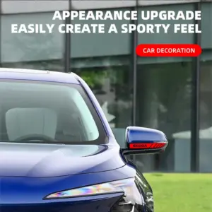 ŠKODA Rearview Mirror Sticker Set 30cm x 2.5cm 10 Sceeac8a3d0df4323b3d440df24832defk