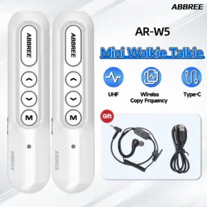 ABBREE AR-W5 Mini Walkie Talkies 400-480MHz 19 Scf60a81736f44ddb99408844e5446ec5F