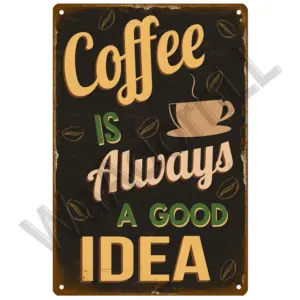 Coffee Themed Tin Sign Collection 20x30 cm 47 Scf7e009bb6904aeab593f1b589dc87c9e