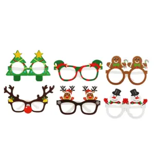 Festive Set of 9 Christmas Paper Glasses 11 Scfd29f4dc34841a195052bad8c2ee30eN