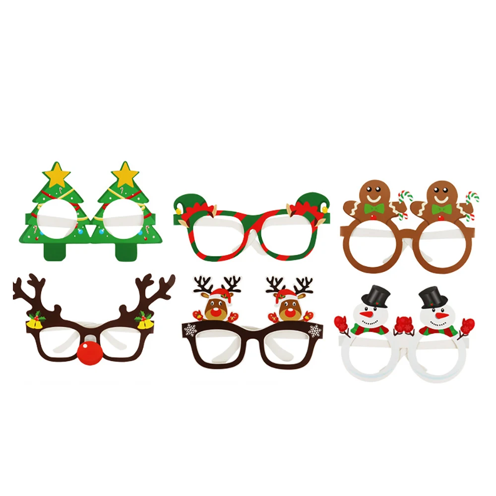 Festive Set of 9 Christmas Paper Glasses 5 Festive Set of 9 Christmas Paper Glasses - Image 5