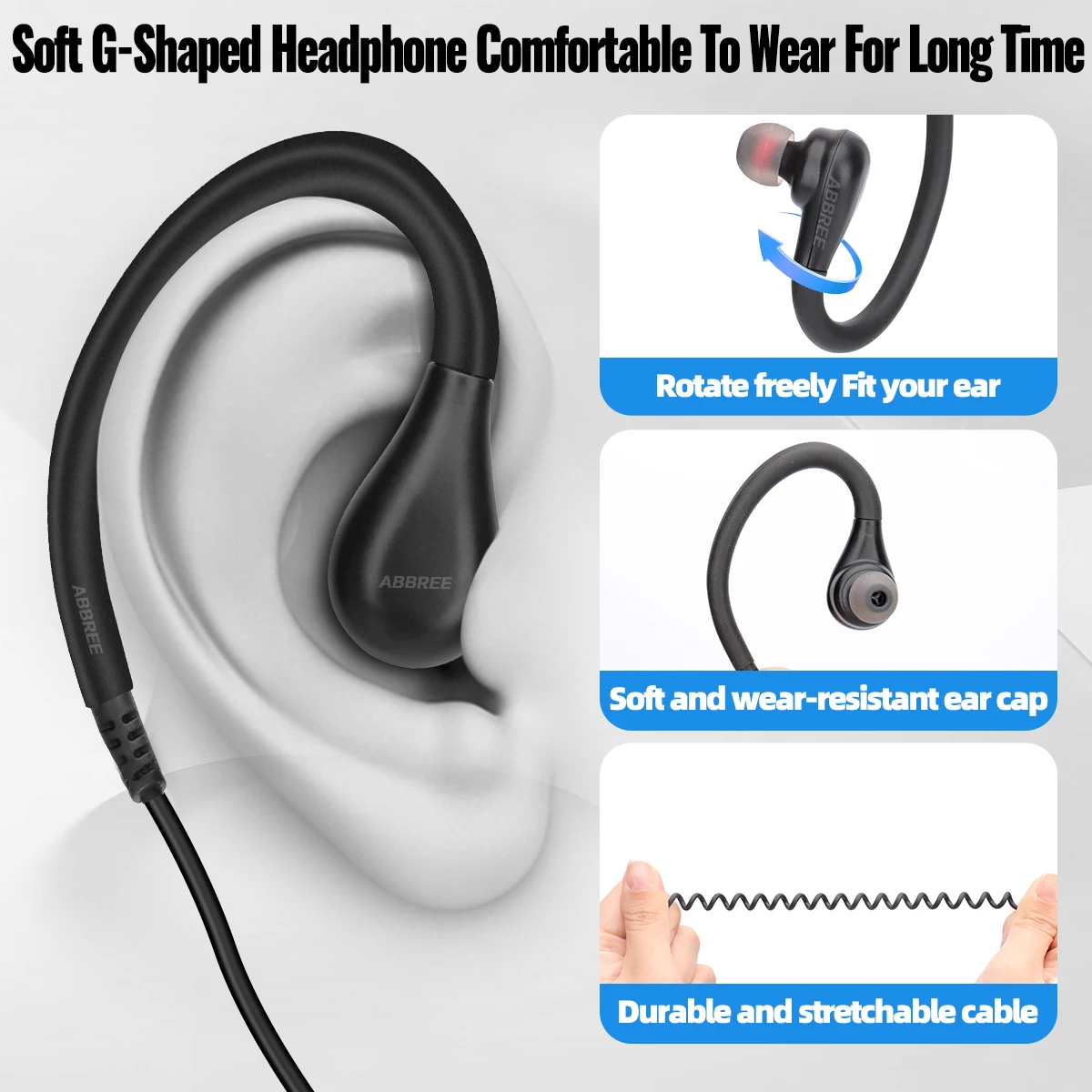 ABBREE AR-W5 Mini Walkie Talkies 400-480MHz 5 ABBREE AR-W5 Mini Walkie Talkies 400-480MHz - Image 5