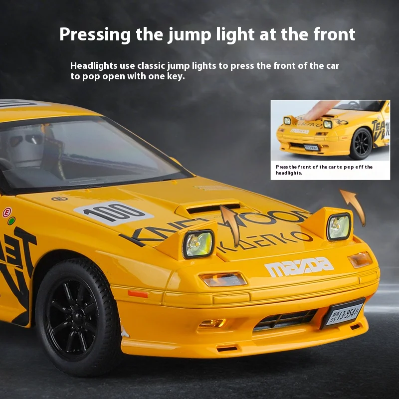 1:24 Scale Mazda RX7 Diecast Model for Collectors 4 1:24 Scale Mazda RX7 Diecast Model for Collectors - Image 4