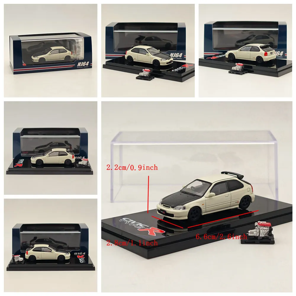 1997 Honda Civic Type R 1/64 Diecast Model 7 1997 Honda Civic Type R 1/64 Diecast Model - Image 7