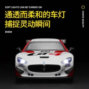 1:32 Maserati GranTurismo MC GT4 Diecast Model 13 Sd0e90f4456734204b2619fd019c2292dh