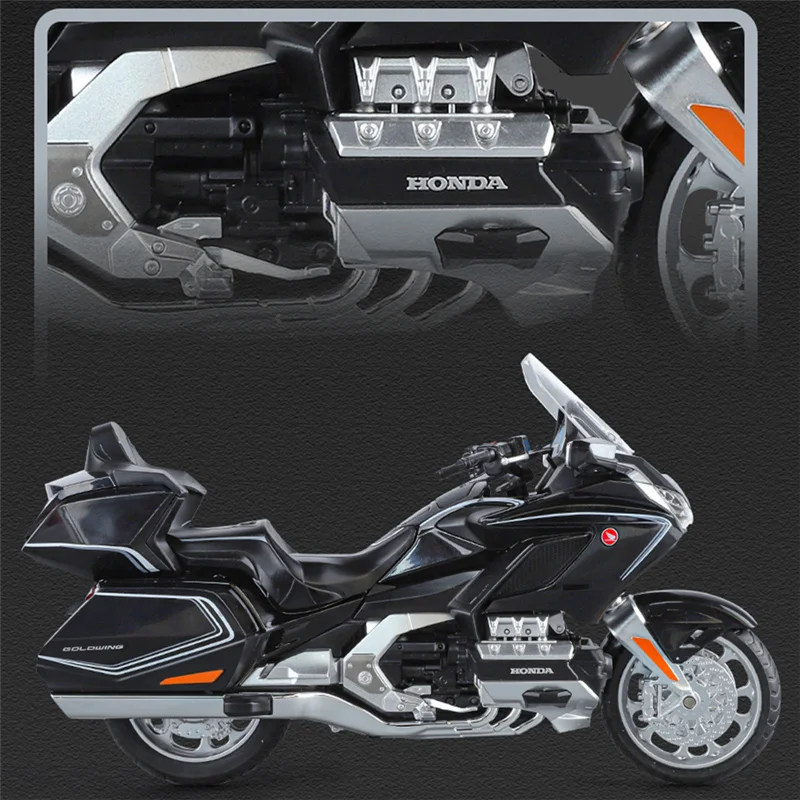 Red Honda Gold Wing GL800 2021 Diecast Model 2 Red Honda Gold Wing GL800 2021 Diecast Model - Image 2