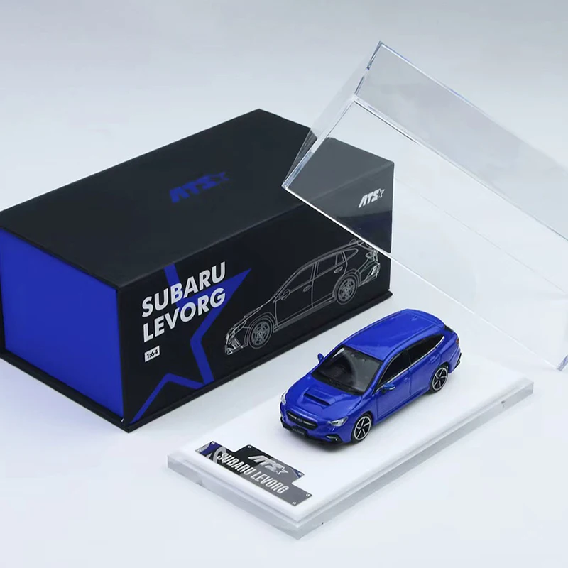 Blue 1:64 Subaru Levorg Wagon Miniature Model 5 Blue 1:64 Subaru Levorg Wagon Miniature Model - Image 5