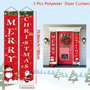 Festive Christmas Door Banner Set for 2024 50 Sd13f3009075d4dedba1c97d3982662adc