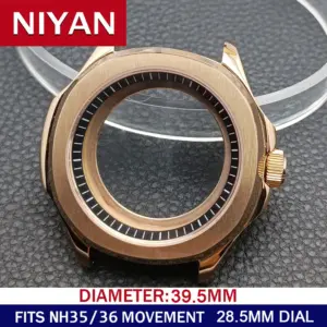 Durable 316L Stainless Steel Watch Case 39.5mm 63 Sd1892e8e746e43d4a88769a1a5afef91L