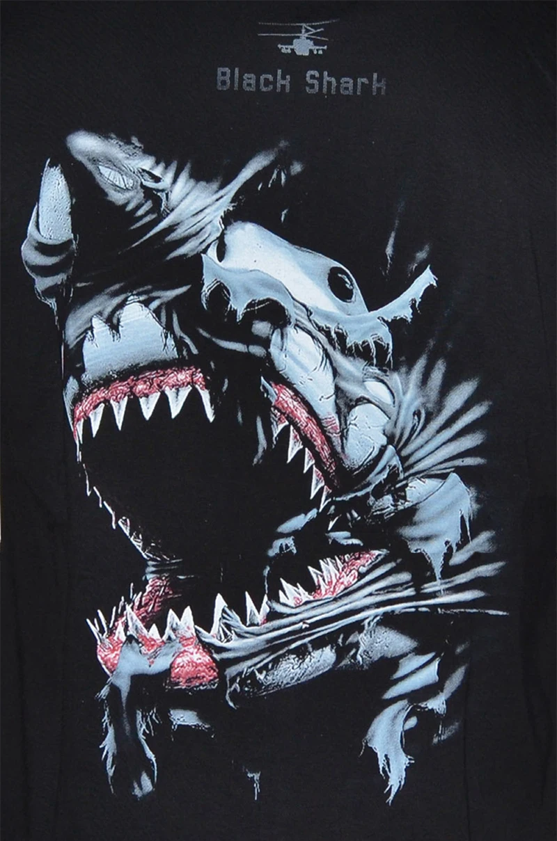 Black Shark Kamov T-Shirt for Men 5 Black Shark Kamov T-Shirt for Men - Image 5